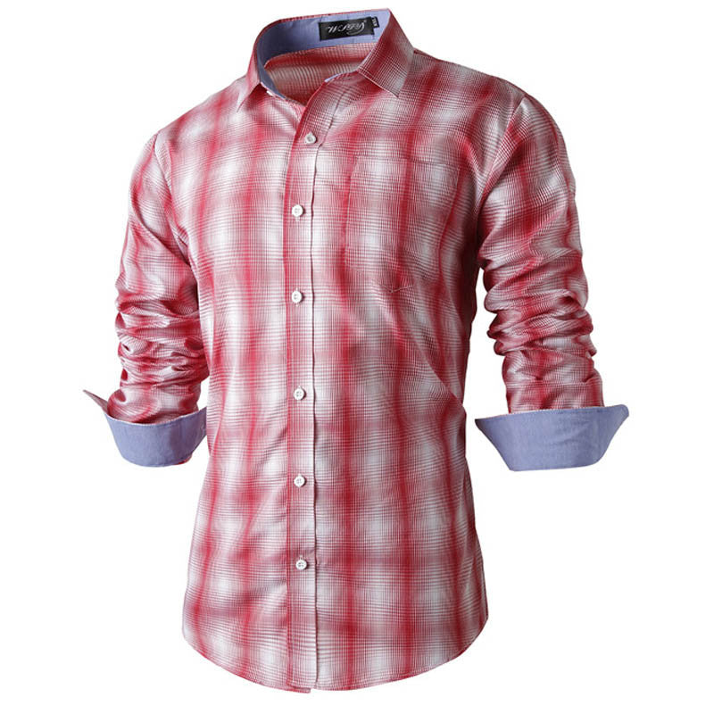 Stripe Chemise Casual Slim Fit Shirts for Men