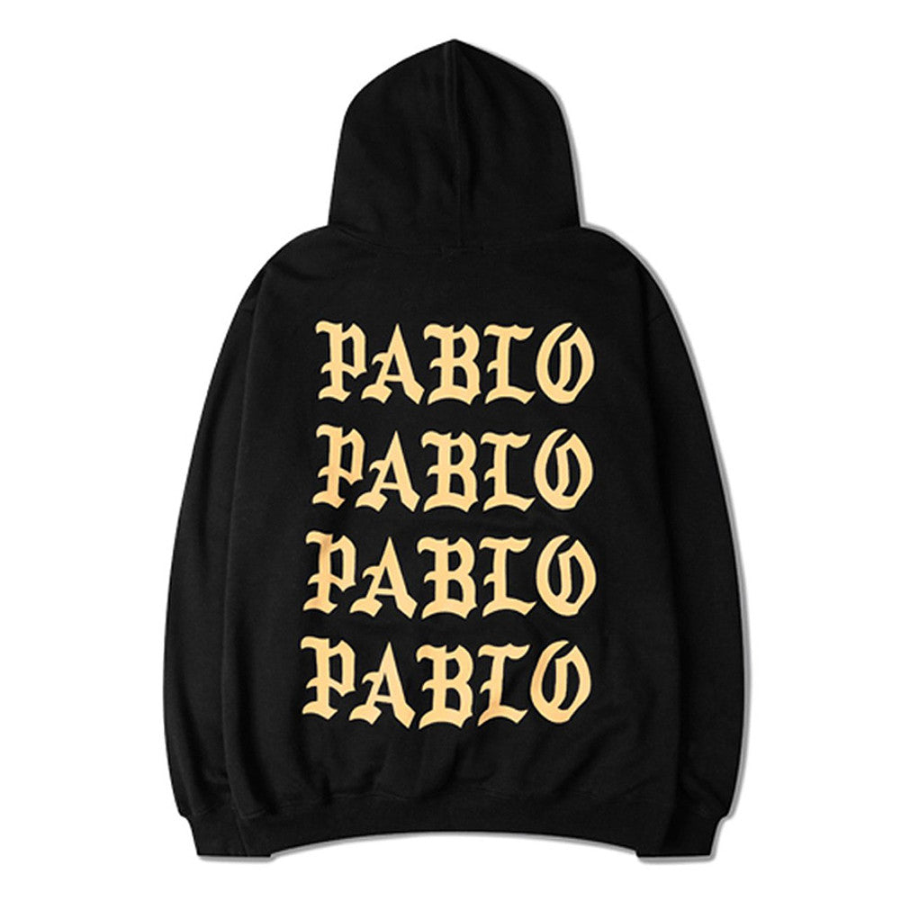 New PABLO Printed Hoodie Fleece Sweatshirts for Men