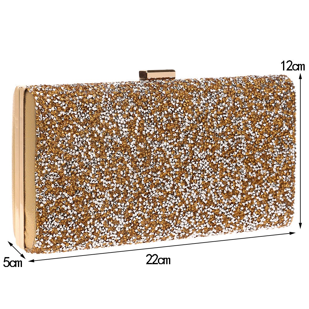 Rhinestone Crystal Clutch Purse Evening Bag