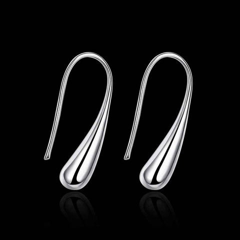 Silver Plated Fashion Waterdrop Earring