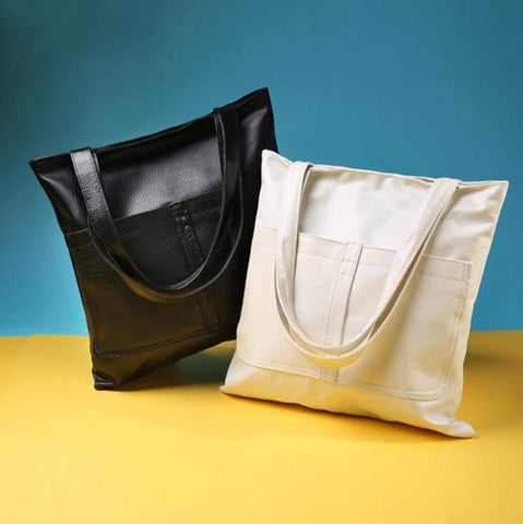 European Vintage High-Capacity Tote Bag bws