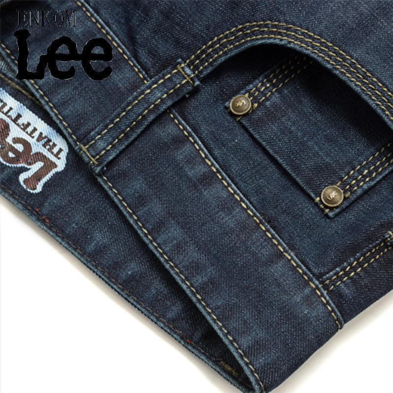 Blue Slim Denim Casual Designer Classical Jeans for Men