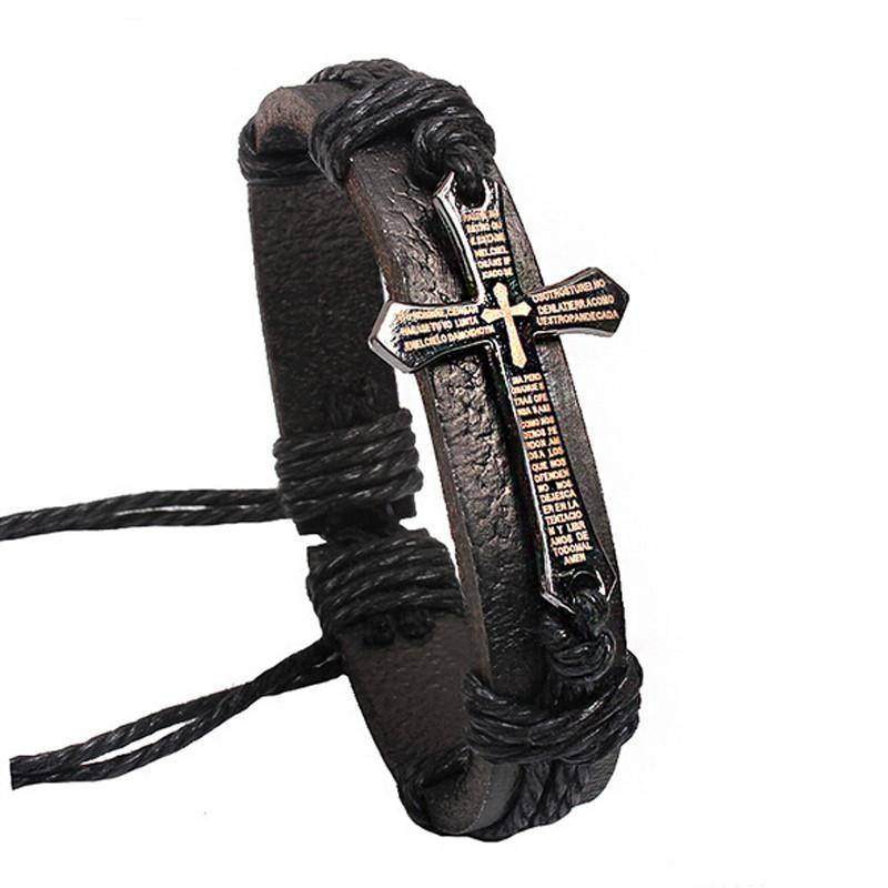 Vintage Cross Adjustable Bracelets mj-