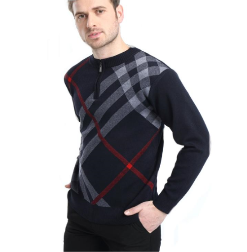 Casual Winter Knitting Warm High Quality Men's Sweater