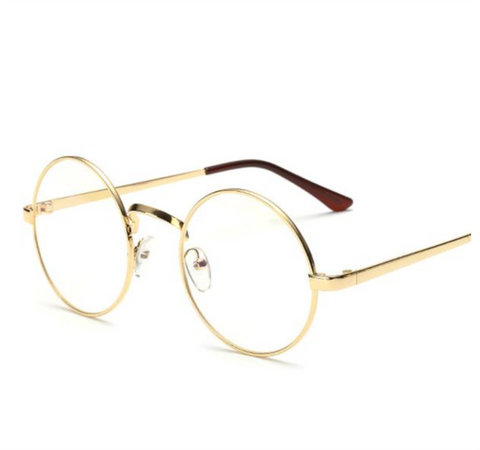 Round Metal Frame Clear Lens Harry Potter Sunglasses Unisex