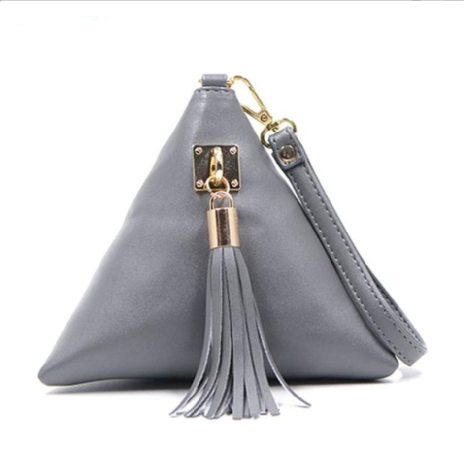 Mini Tassel Clutch Leather Designer Purse