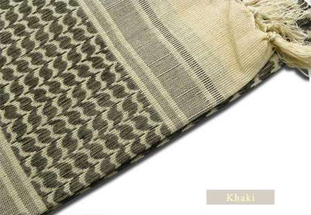 Military Windproof Hijab Shawl Arabic Keffiyeh Cotton Fashion Unisex Scarves