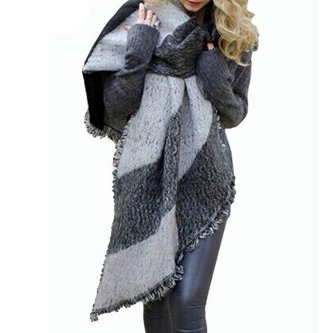 Blanket Fashion Cashmere Pashmina Thick Wool Scarves