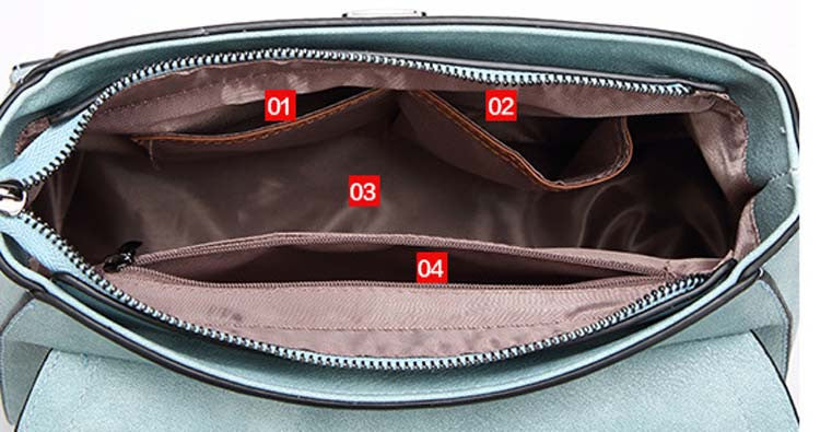 Casual Oil Picture Pattern Handbags Women's Shoulder Bag