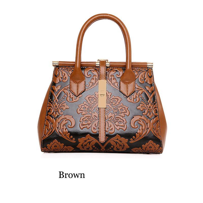 Floral Printed High Quality Designer Handbag Tote