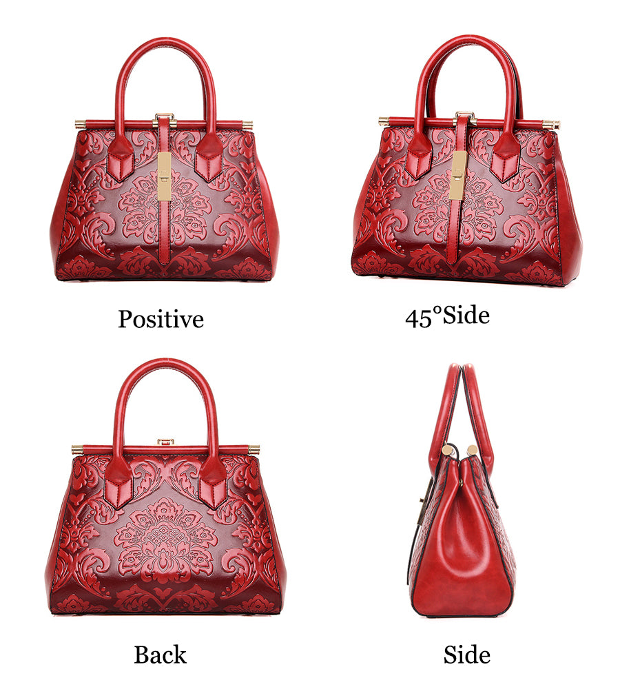 Floral Printed High Quality Designer Handbag Tote