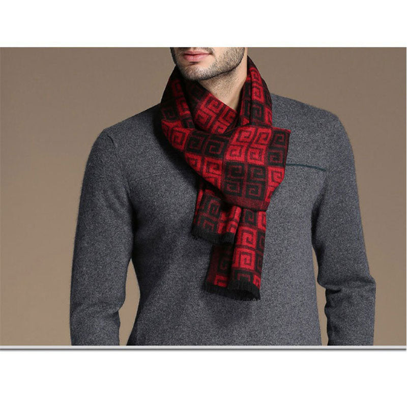 Fashion Pattern High Quality Cashmere Scarves For Men
