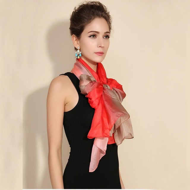 High Quality 100% Pure Silk Luxury Shawl & Scarves