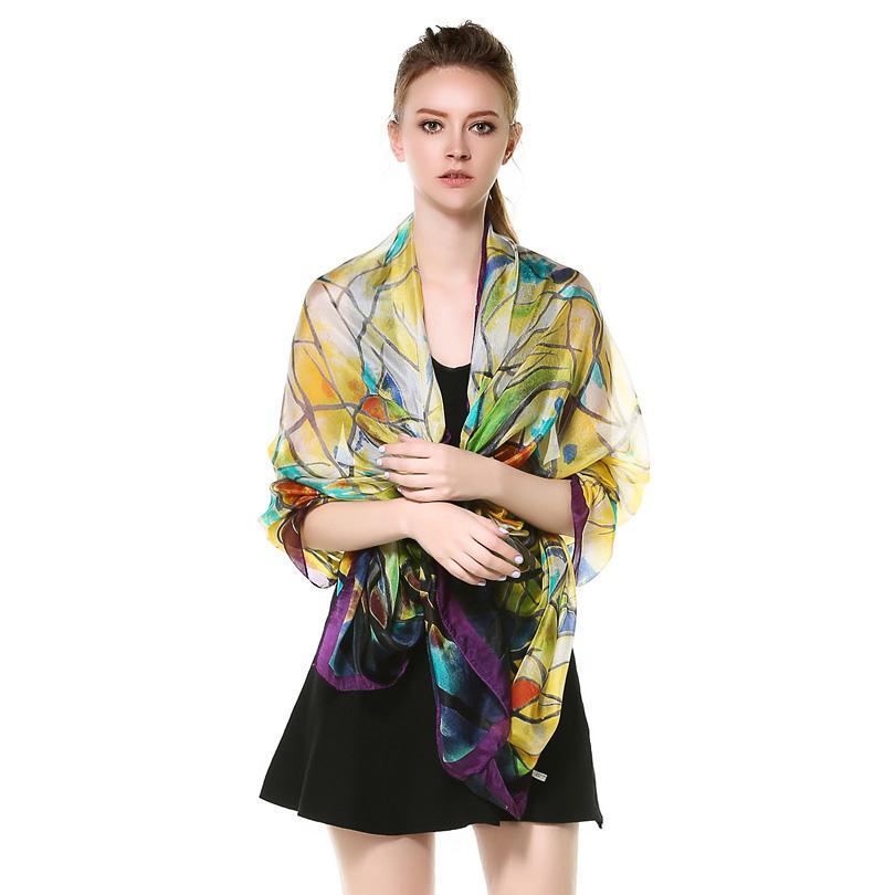 Quality Guaranteed 100% Silk Scarves Office Lady Fashion in 11 Designs