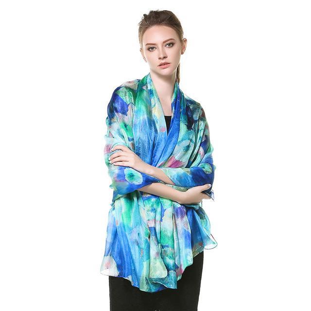 Quality Guaranteed 100% Silk Scarves Office Lady Fashion in 11 Designs