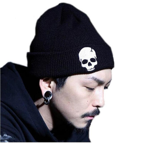 Hot Selling Unisex Hats Acrylic Knit Winter Skull Style Skullies & Beanies in 3 Colors Cap