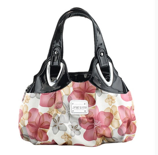 Korean Fashion Beautiful Tote Floral Printed Handbags bws