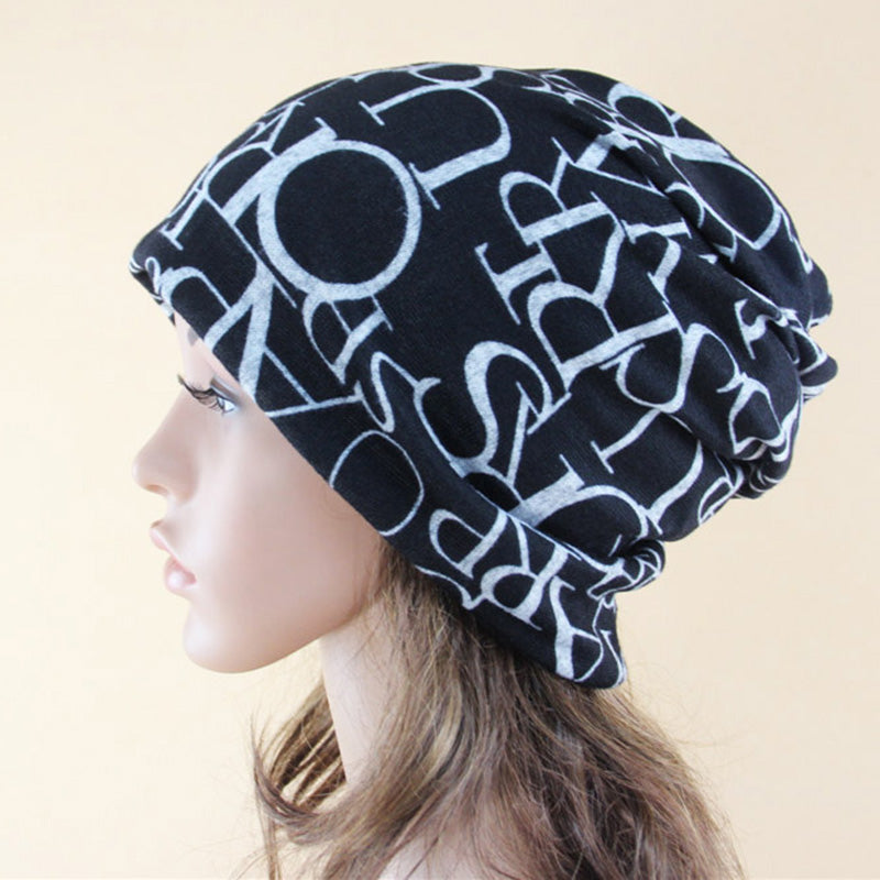 New Cotton Hip Hop Warm Beanies Cap & Scarf Dual Fashion Unisex Hats