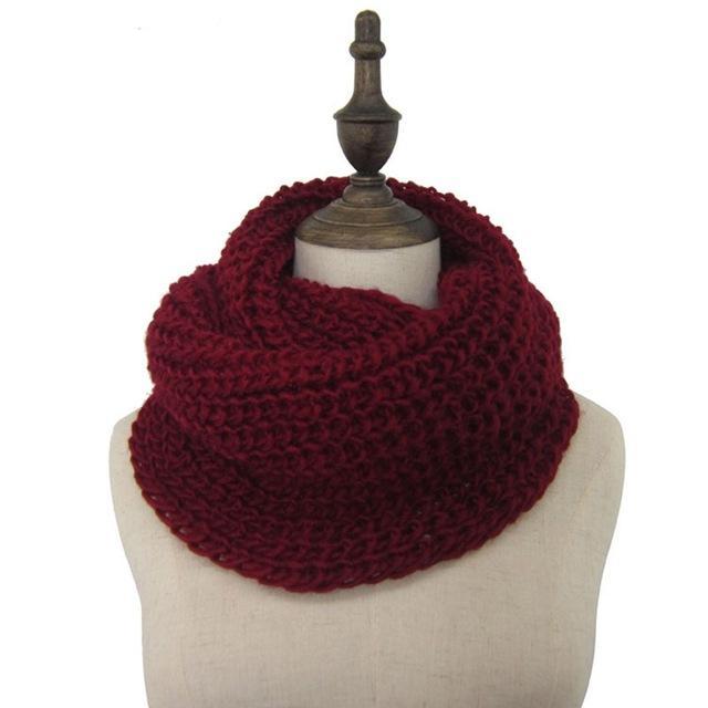 Casual Knitted Fashion Soft and Thick Scarves For Women