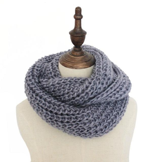 Casual Knitted Fashion Soft and Thick Scarves For Women