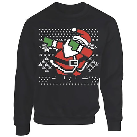 Fashion Christmas Santa Clause O-Neck Long Sleeve Sweater For Men