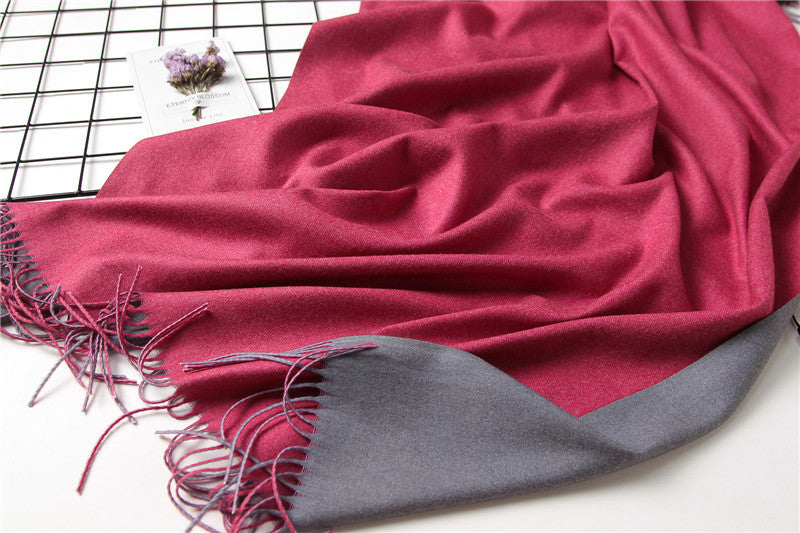 Double-Side Soft Cashmere Unisex Scarves & shawls