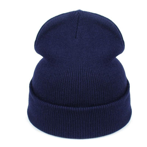 Solid & Simple Knitted Beanie Winter Unisex Hats