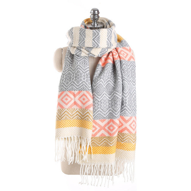 New Winter Long Warm Cashmere Scarves