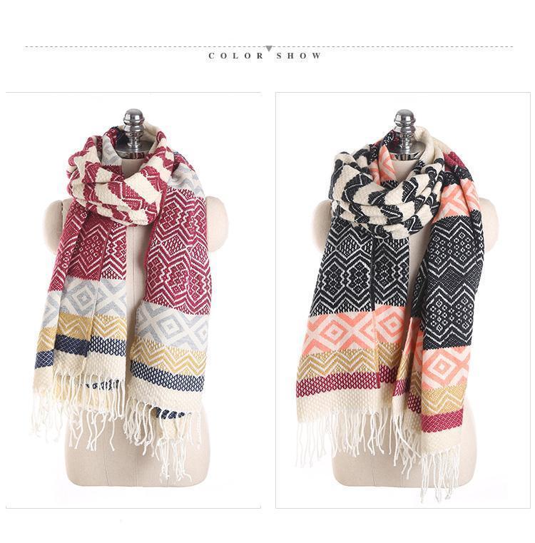 New Winter Long Warm Cashmere Scarves