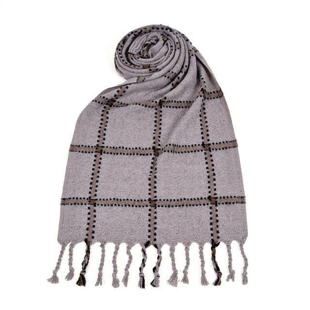 Plaid Check Scarves in Six Colors