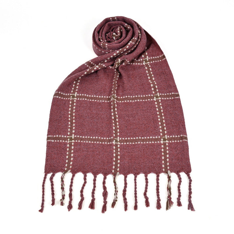 Plaid Check Scarves in Six Colors