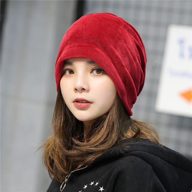 Newest Fashion Winter Hats For Women Casual Skullies