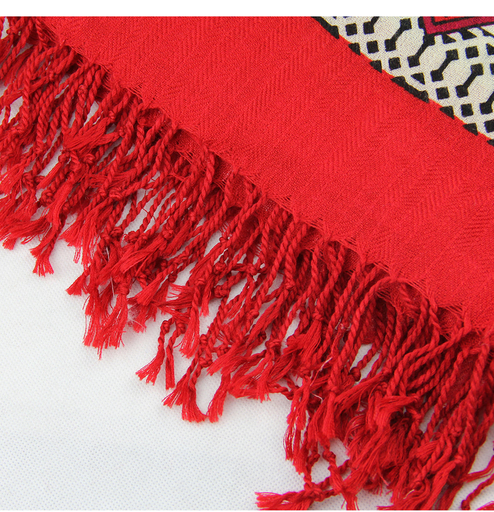 Luxury Canada Wool Pashmina Tassel Large Size Scarves