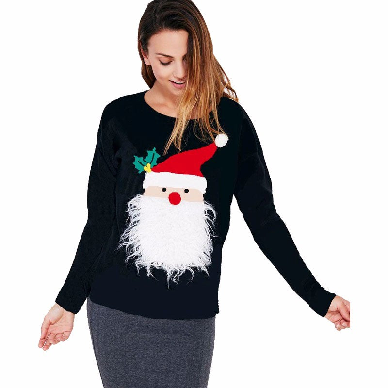 Christmas Winter Cotton Pullover w-Sweaters