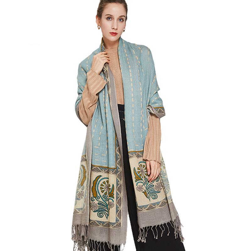 Luxury Pashmina Echarp Cashmere Winter Scarves