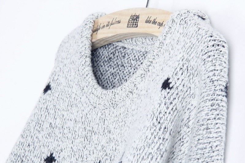 New Christmas Deer Printed Sweaters For Women