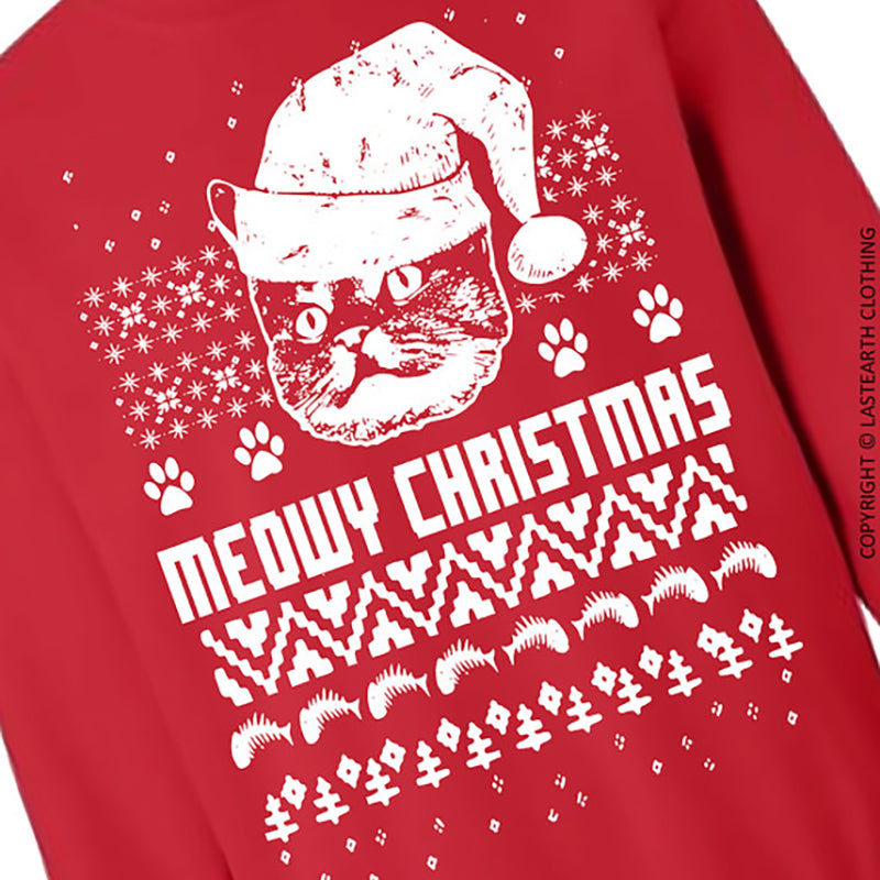 Christmas Theme Santa Print Sweater For Men