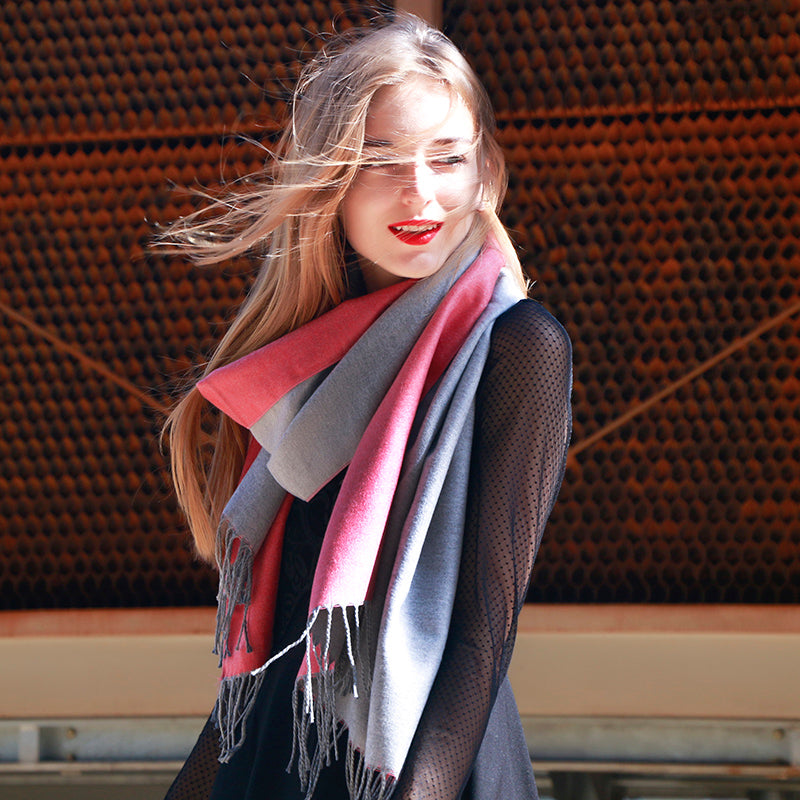 New Design Winter Solid Fashion Long Warm & Soft Scarves