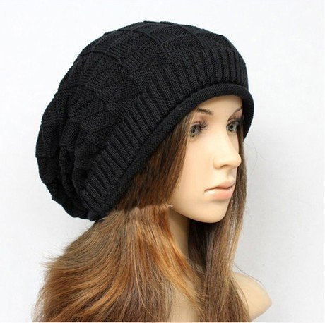 New Winter Hats for Women Autumn Warm Skullies Beanies Knitted Hat Fashion