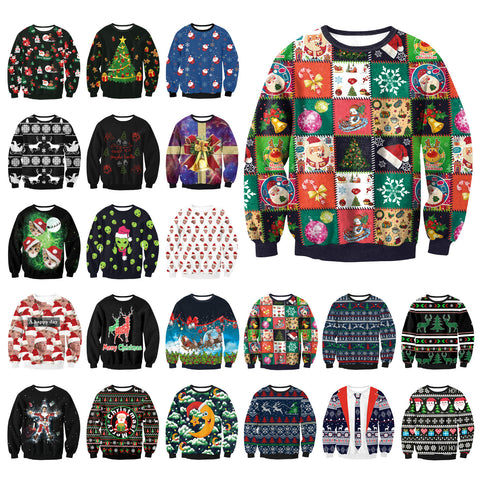 Santa Fashion Christmas Winter Clothing Unisex Sweater