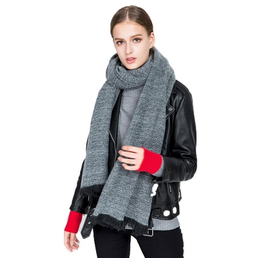 Long Fashion Cashmere & Woolen Thick & Soft Scarves for Women