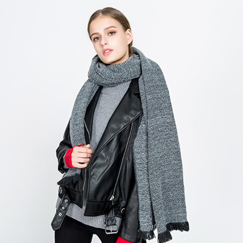 Long Fashion Cashmere & Woolen Thick & Soft Scarves for Women