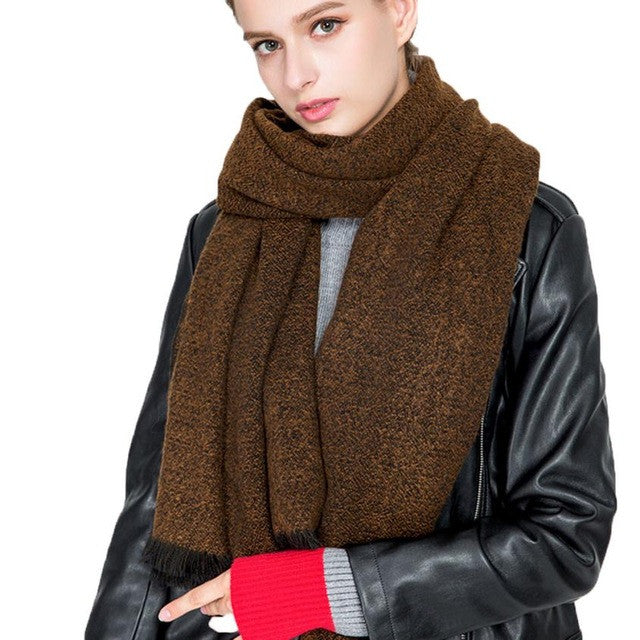 Long Fashion Cashmere & Woolen Thick & Soft Scarves for Women