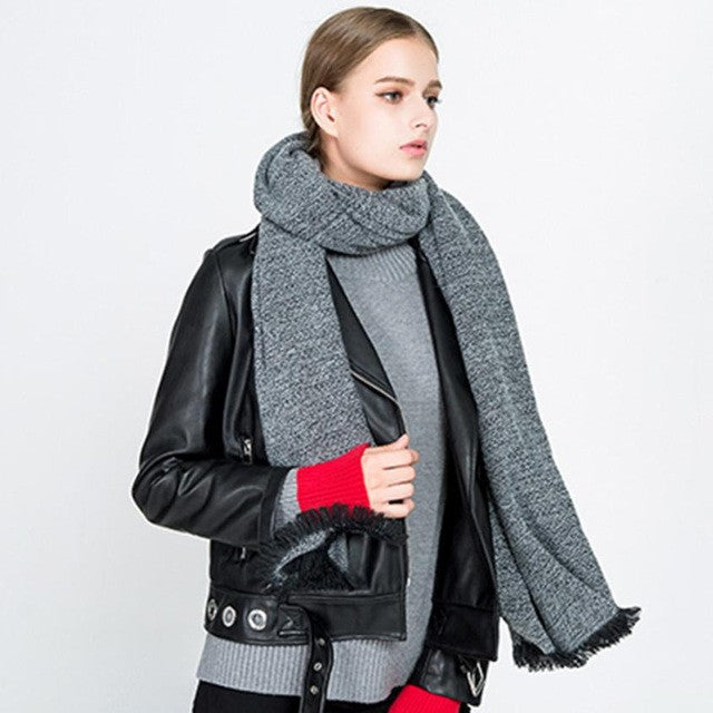 Long Fashion Cashmere & Woolen Thick & Soft Scarves for Women