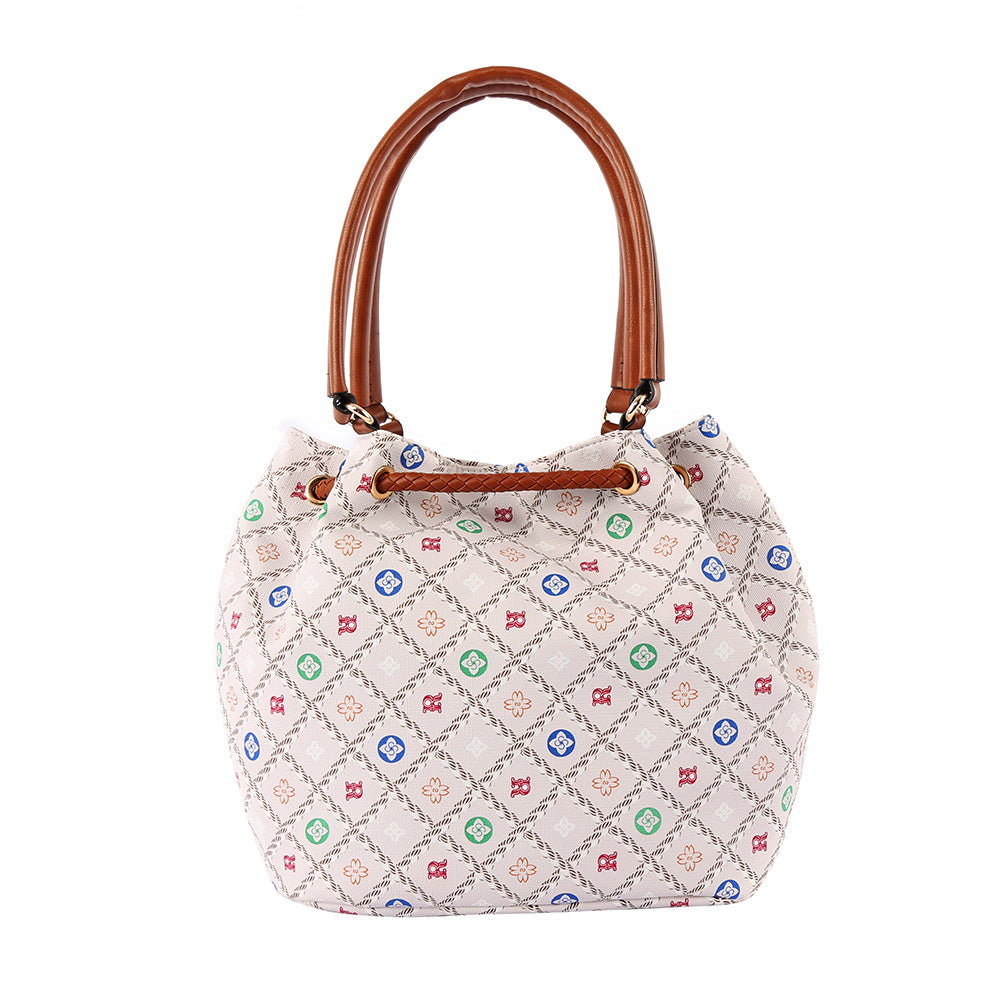 Bucket Fashion Casual Tassel Pattern Tote Handbag