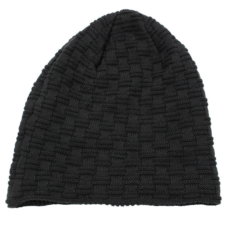 Knitted Solid Design Skullies Bonnet Winter Unisex Hats