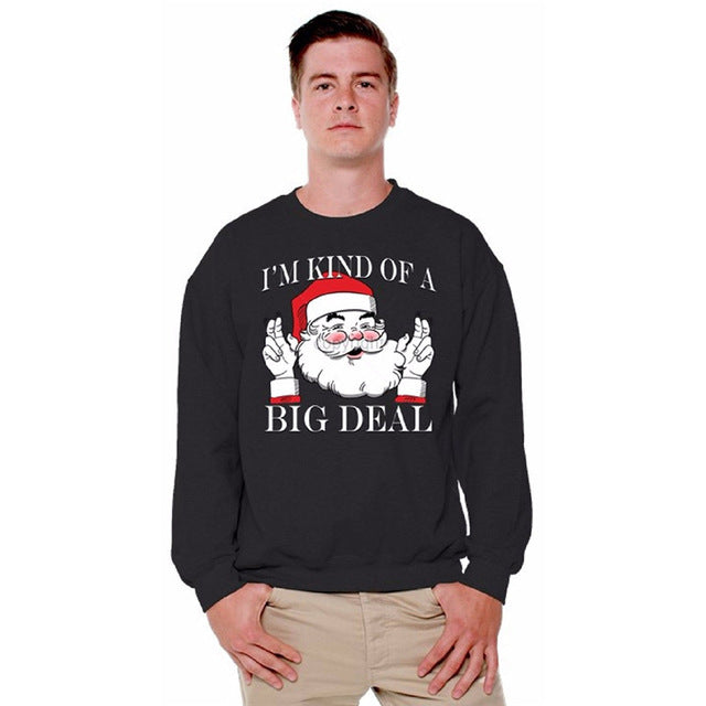Christmas Santa Clause Fashion Men's Sweater