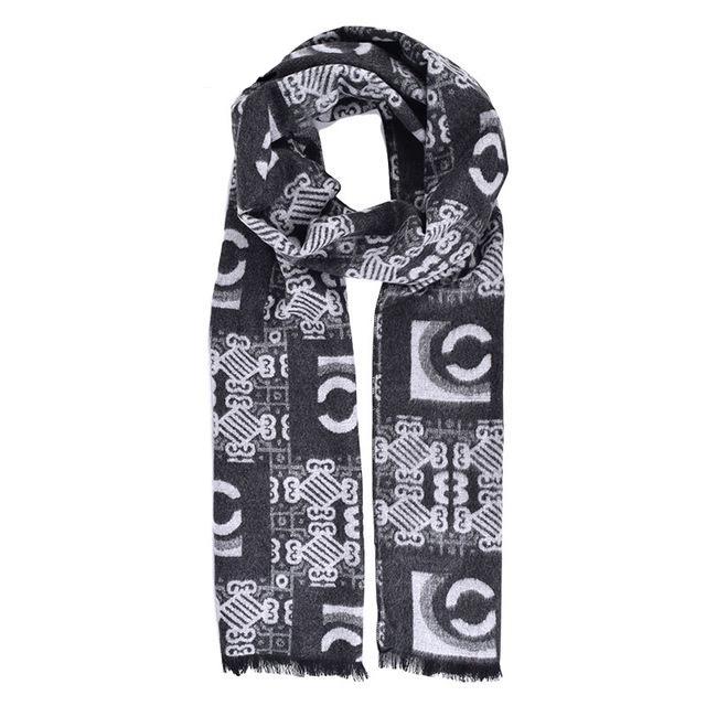 Luxury Winter Silk And Viscose Scarves for Men