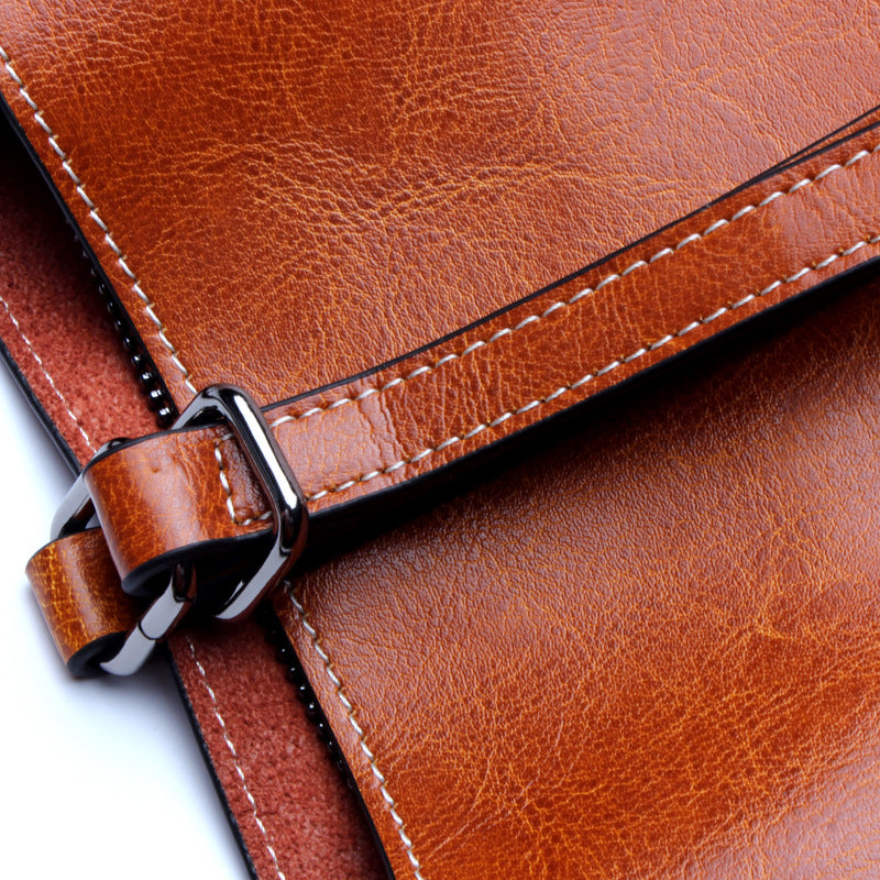 Genuine Leather High Quality Vintage Capacity Tote bws Handbag