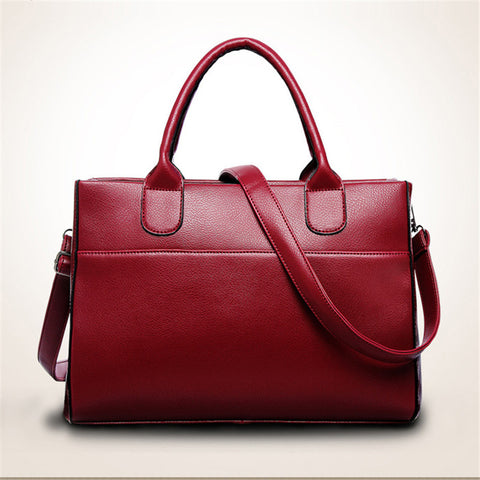 Exqisite Fresh Elegant Genuine Leather Handbag Tote